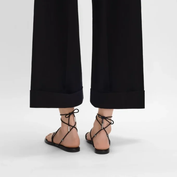 Spiralsandal i lammskinn Spiralsandal i lammskinn
