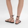 Spiralsandal i lammskinn Spiralsandal i lammskinn