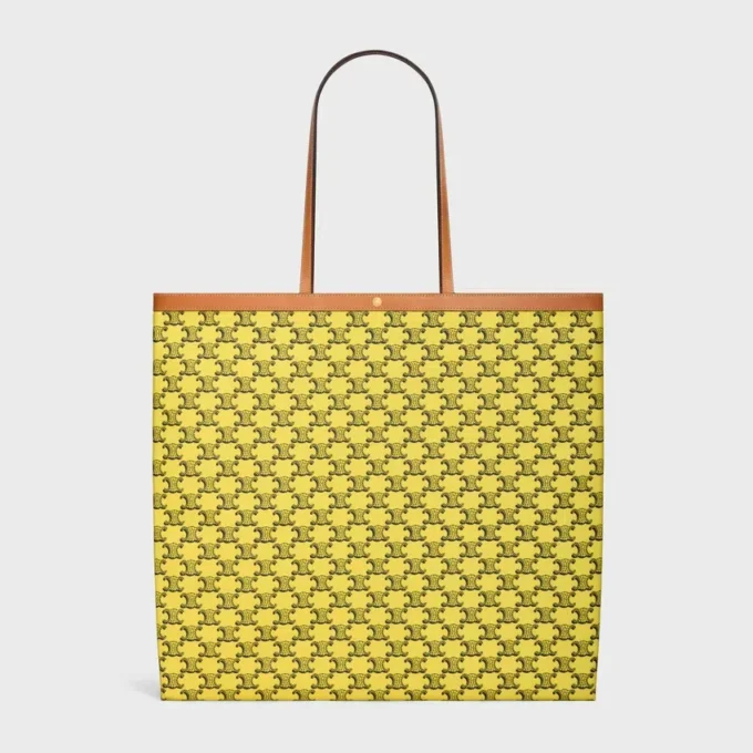 Stor platt shopper i Triomphe Canvas