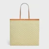Stor platt shopper i Triomphe Canvas Stor platt shopper i Triomphe Canvas