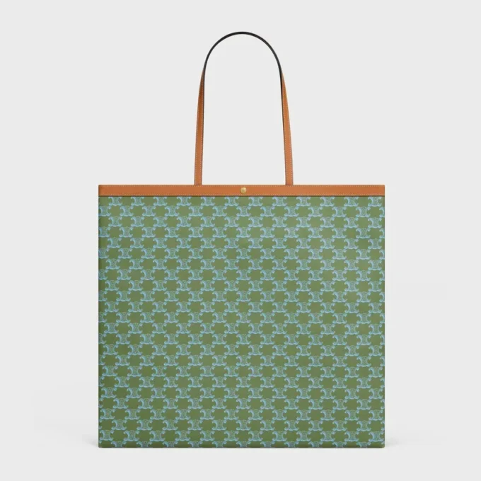 Stor platt shopper i Triomphe Canvas