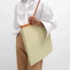 Stor platt shopper i Triomphe Canvas Stor platt shopper i Triomphe Canvas