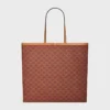 Stor platt shopper i Triomphe Canvas