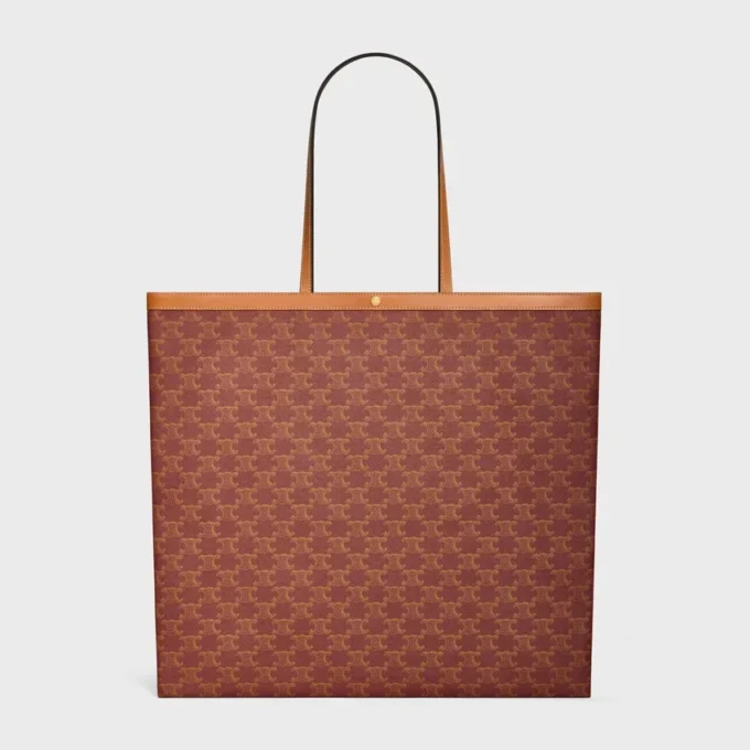 Stor platt shopper i Triomphe Canvas