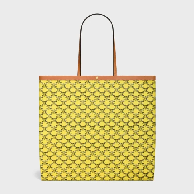 Stor platt shopper i Triomphe Canvas