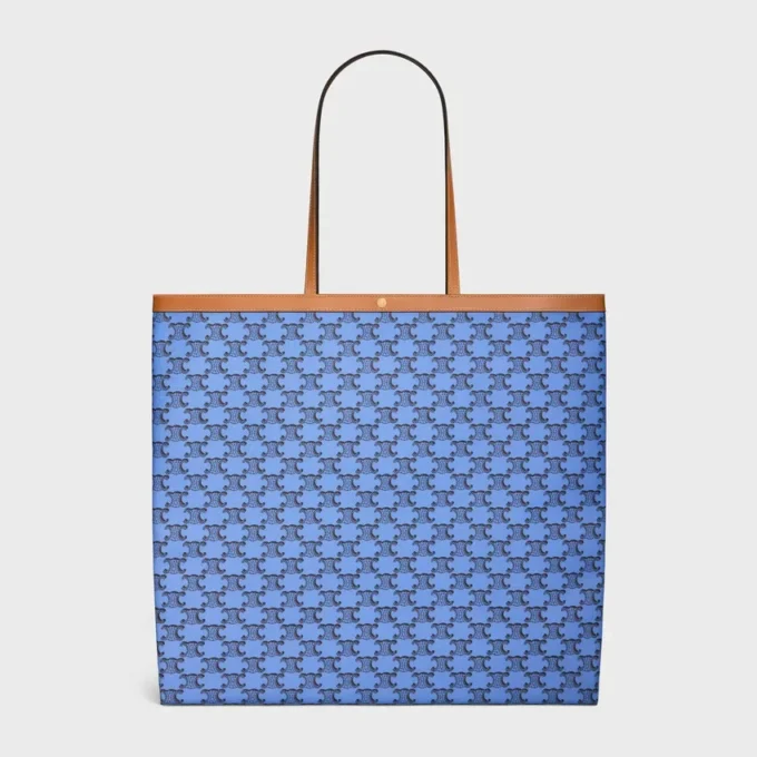 Stor platt shopper i Triomphe Canvas