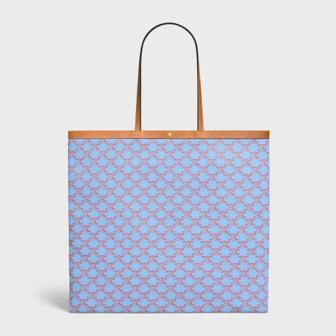 Stor platt shopper i Triomphe Canvas
