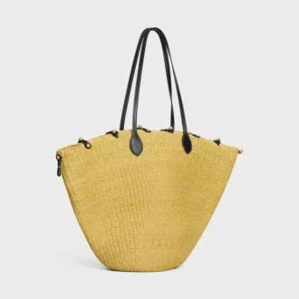 stor triomphe prlkorg i sisal och kalvskinn 2 1 330x330 - Stor Triomphe-p&auml;rlkorg i sisal och kalvskinn