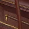 Stort luggage i mjukt, glansigt lammskinn