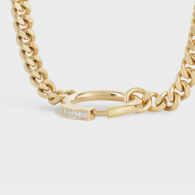 Systeme halsband i gult guld och diamanter Systeme halsband i gult guld och diamanter