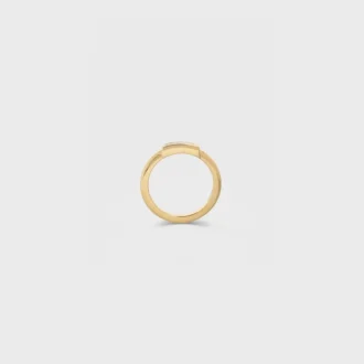 Systeme-ring i gult guld och diamanter