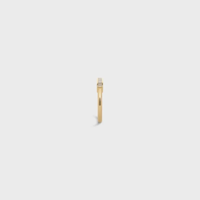 Systeme-ring i gult guld och diamanter
