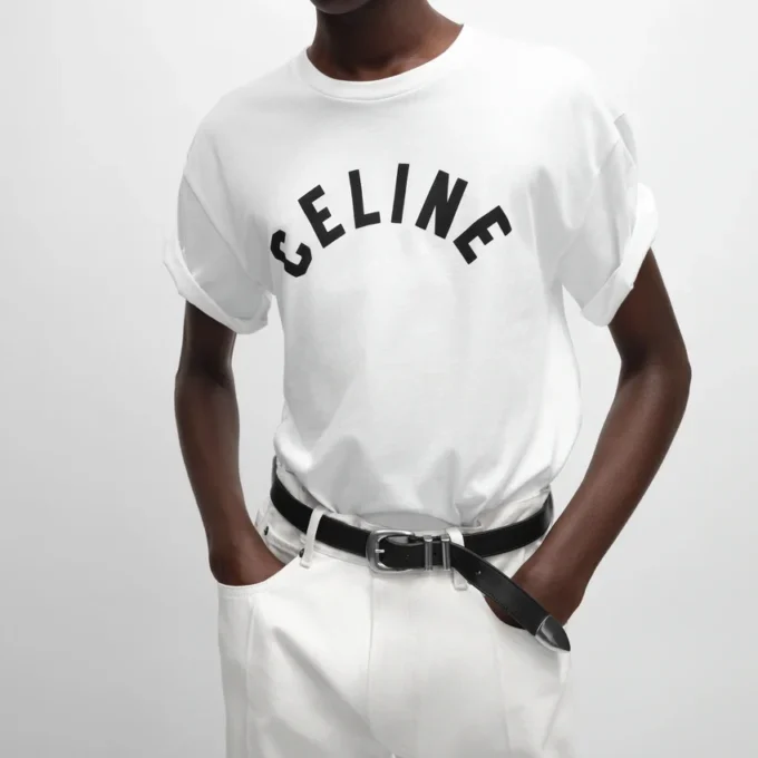 T-shirt i bomullsjersey
