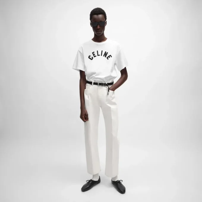 T-shirt i bomullsjersey