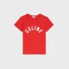 T-shirt i ribbad bomullsjersey T-shirt i ribbad bomullsjersey