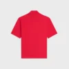 T-shirt med hög hals i bomullsjersey T-shirt med hög hals i bomullsjersey