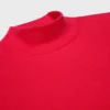 T-shirt med hög hals i bomullsjersey T-shirt med hög hals i bomullsjersey