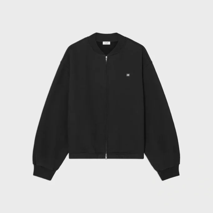 Teddyjacka i bomullsfleece