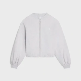 Teddyjacka i bomullsfleece