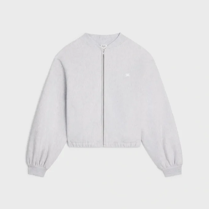 Teddyjacka i bomullsfleece