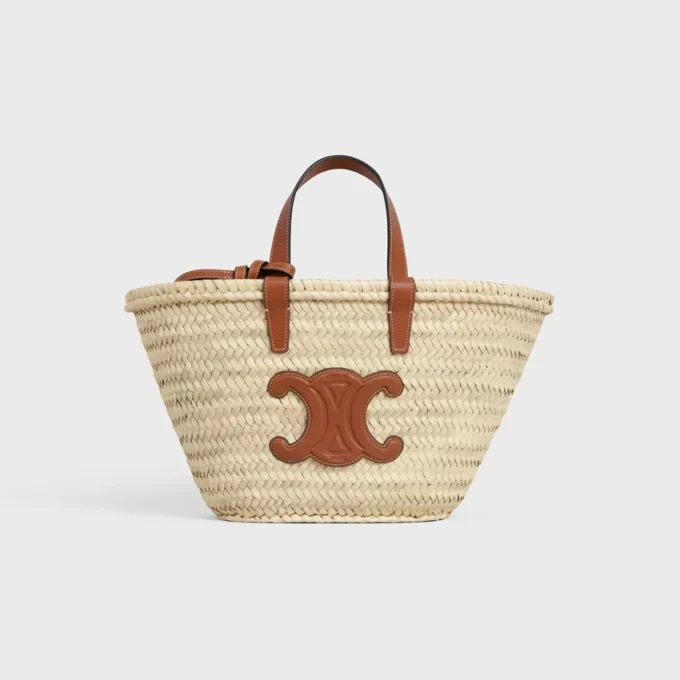 Teen CELINE Classic Panier i palmblad och kalvskinn