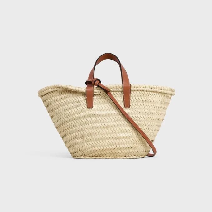 Teen CELINE Classic Panier i palmblad och kalvskinn