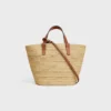 Teen Supple CELINE Classic Panier i raffia och kalvskinn