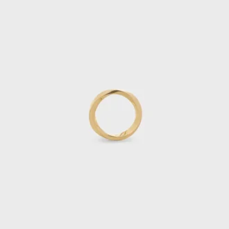 Torsion-ring i gult guld