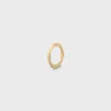 Torsion-ring i gult guld och diamanter Torsion-ring i gult guld och diamanter