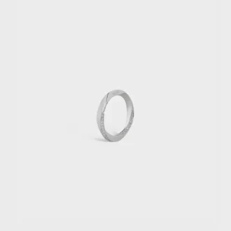 Torsion-ring i vitt guld och diamanter