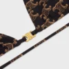 Triangel-top i matt jersey med monogram Triangel-top i matt jersey med monogram