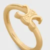 Triomphe asymmetrisk ring i mässing med guldfinish Triomphe asymmetrisk ring i mässing med guldfinish