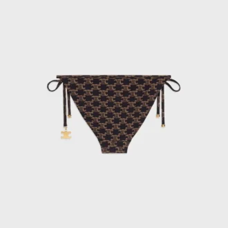 Triomphe-badbyxor i matt jersey med Monogram-mönster