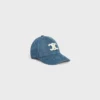 Triomphe-baseballkeps i denim med union wash