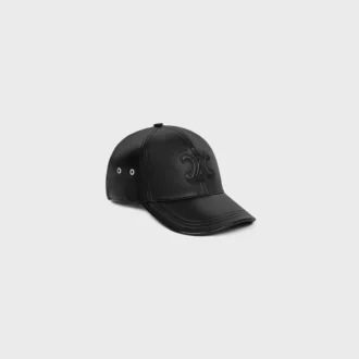 Triomphe-baseballkeps i lammskinn Triomphe-baseballkeps i lammskinn