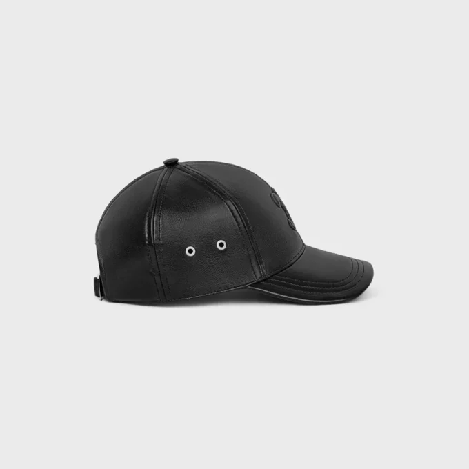 Triomphe-baseballkeps i lammskinn