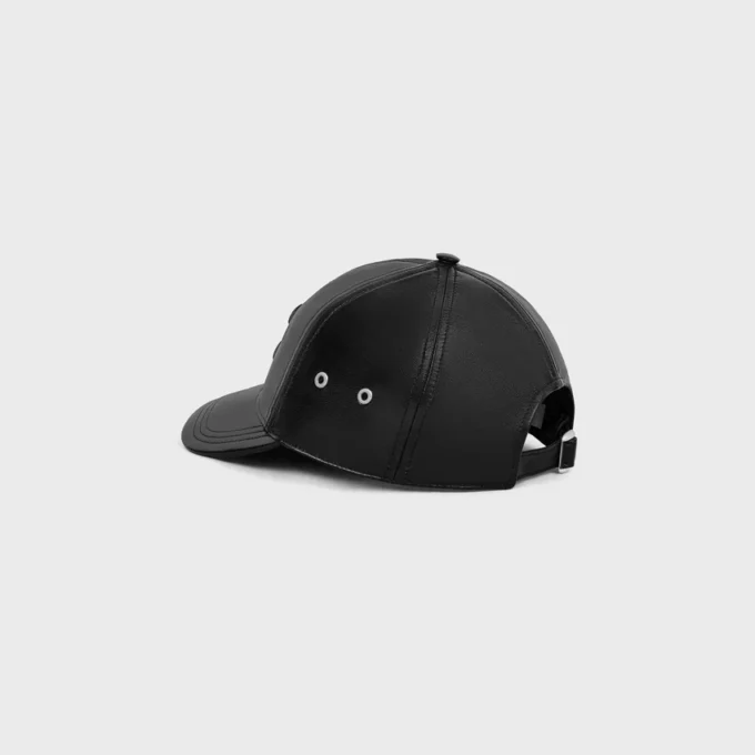 Triomphe-baseballkeps i lammskinn