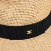 Triomphe bredbrättad hatt i raffia