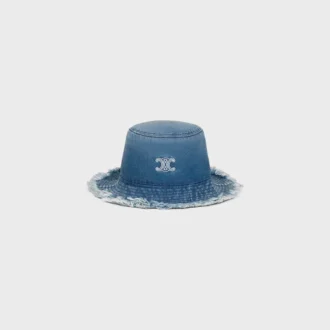 Triomphe-buckethat i bomullsdenim