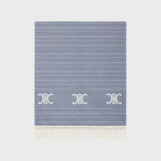 Triomphe Fouta i randig bomull