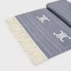 Triomphe Fouta i randig bomull