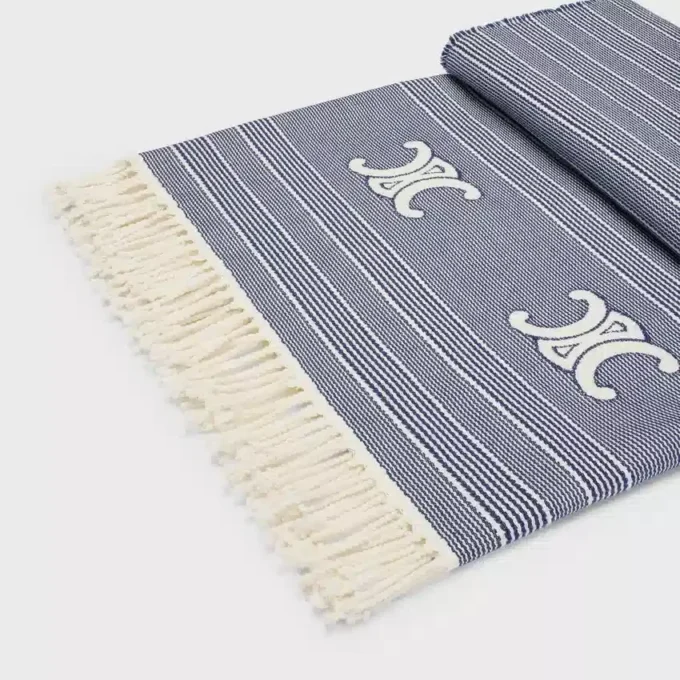 Triomphe Fouta i randig bomull