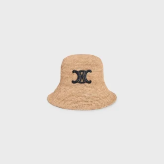 Triomphe-hatt i raffia