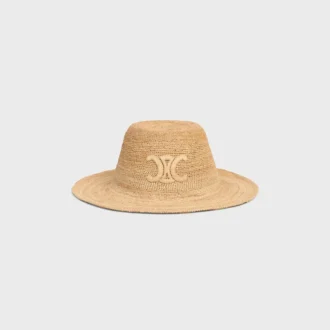 Triomphe-hatt i raffia