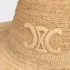Triomphe-hatt i raffia