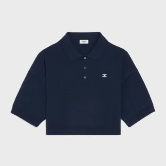 Triomphe kort polo i ull