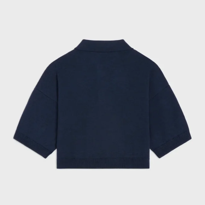 Triomphe kort polo i ull Triomphe kort polo i ull