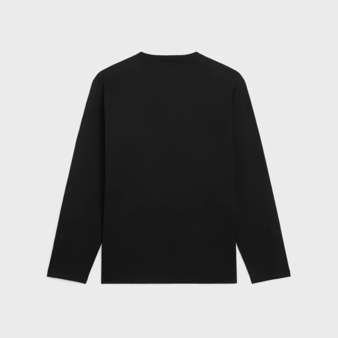 Triomphe långärmad T-shirt i bomullsjersey