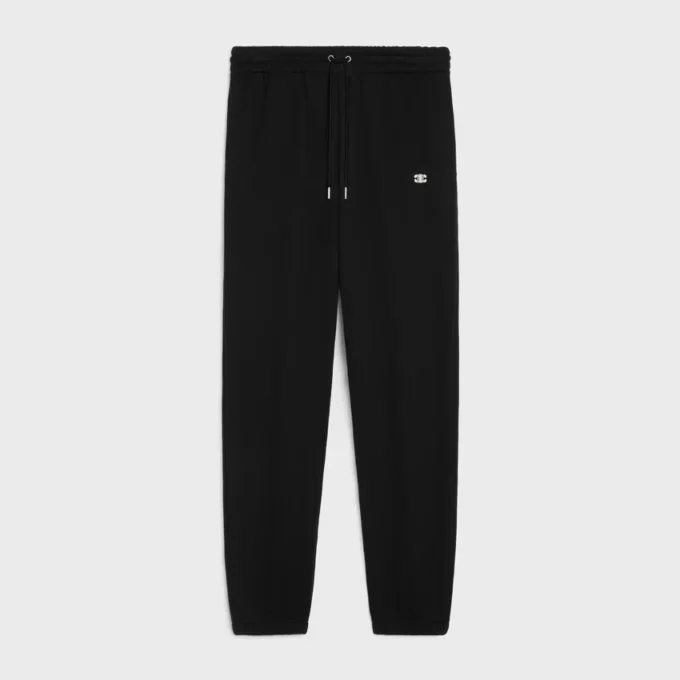 Triomphe Loose Track Pants i bomull och kashmir Triomphe Loose Track Pants i bomull och kashmir