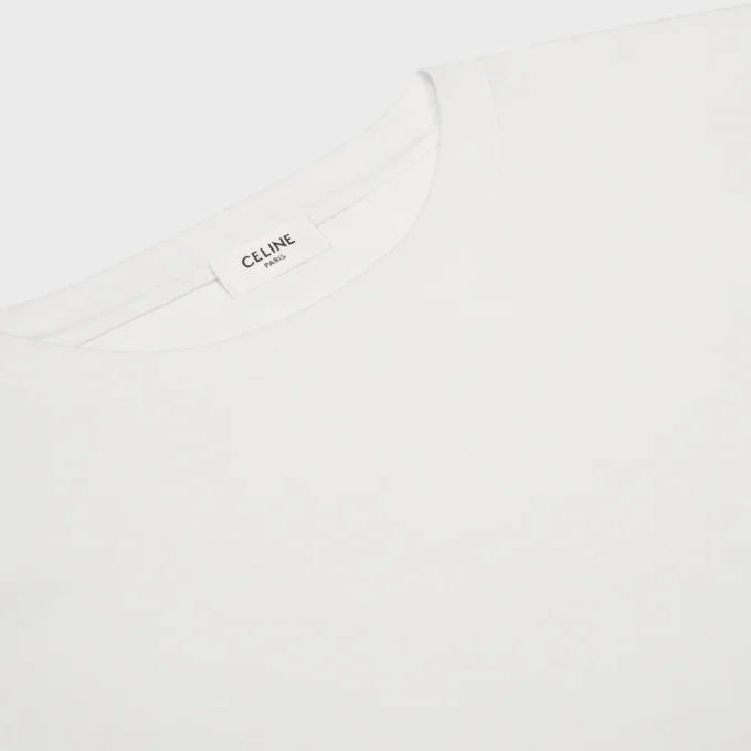 Triomphe lös T-shirt i bomullsjersey